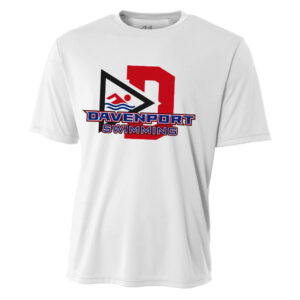Davenport Swim Adult Cooling Performance Tshirt -White