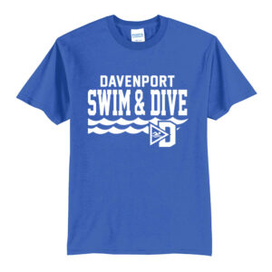 Davenport Swim Unisex Short Sleeve Tee-Royal