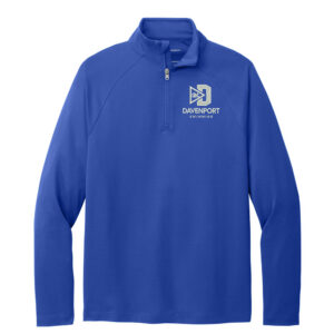 Davenport Swim Port Authority C-FREE Cypress 1/4-Zip pullover-Royal