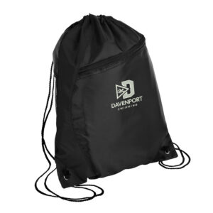 Davenport Swim Port Authority Colorblock Cinch Pack-Black/Black