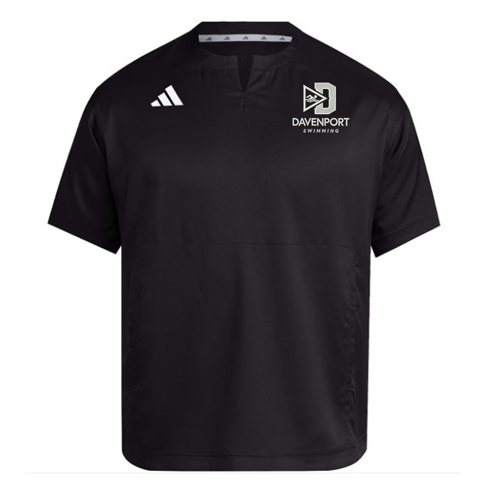 Davenport Swim Adidas Adizero Dugout Cage Jacet - BLACK (3xs, 2xs, xs, m)