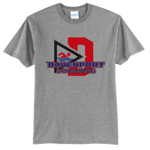 Davenport Swim Unisex Short Sleeve Tee-Athletic Heather