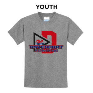 Davenport Swim  Youth Short Sleeve T Shirt – AthleticHeatherGrey