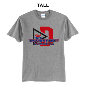 Davenport Swim Tall Short Sleeve Tee-Athletic Heather