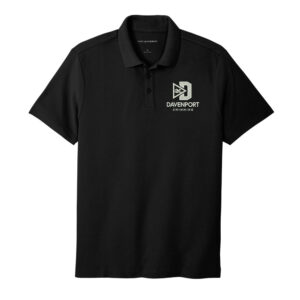 Davenport Swim Port Authority Men SuperPro React  Polo-Black