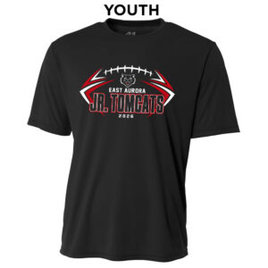 EA Jr Football YOUTH Cooling Performance Tshirt-Black