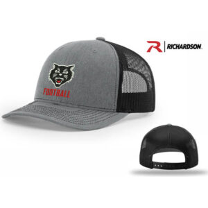 EA Jr Football Richardson Pro Mesh Adjustable Trucker Cap Split-Heather Grey/Black
