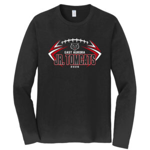 EA Jr Football Unisex Cotton Long Sleeve Fan Favorite Tee-Black