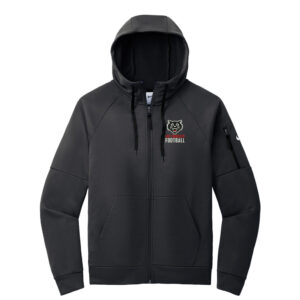 EA Jr Football Nike Men Therma-FIT Pocket Full-Zip Fleece Hoodie-Black