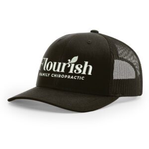 Flourish Richardson Pro Crown Mesh Back Adjustable back cap Solid-Coffee