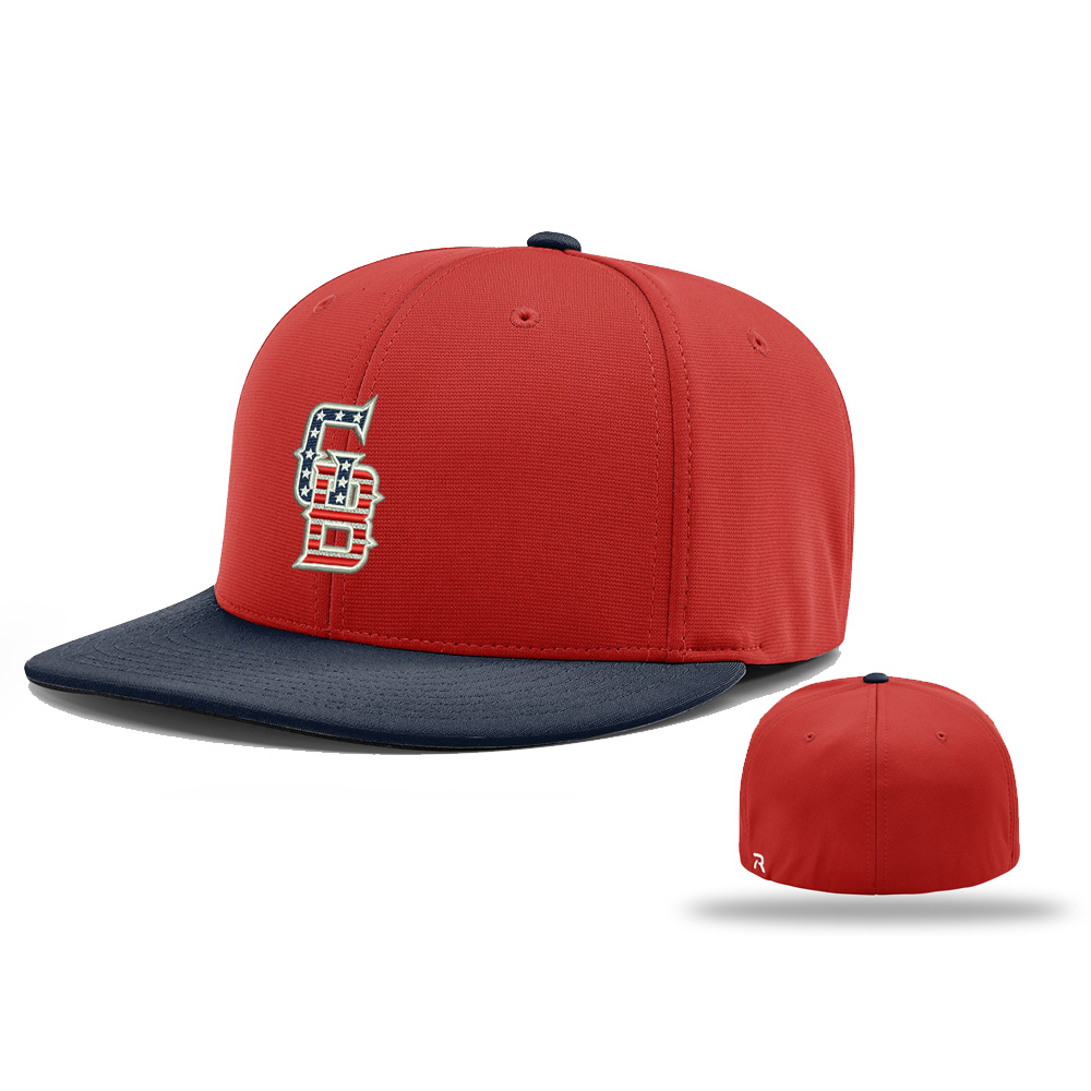 Great Bambinos Richardson ProModel Pulse FlexFit Cap Combo-Red/Navy