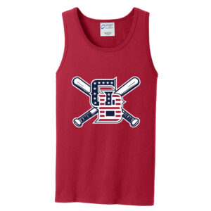 Great Bambinos Men Core Cotton Tank Top-Red