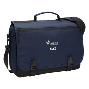 Jaybird Port Authority Messenger Briefcase bag-Navy