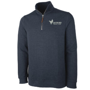 Jaybird Charles River Men’s HUDSON 1/4 zip pullover-Navy Heather