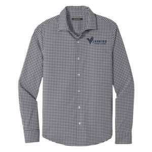 Jaybird Port Authority City Men Stretch button up Shirt-Graphite/White