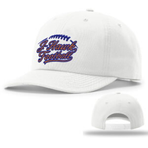 Richardson Relaxed 6 Panel Snapback premium canvas cap-White