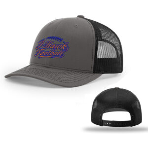 Richardson Pro Crown Mesh Back Adjustable back cap-Charcoal Black