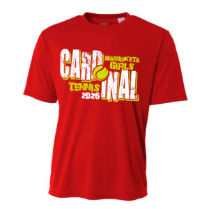 Maq Tennis Adult Cooling Performance Tshirt-Scarlet