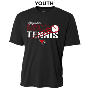 Maq Tennis YOUTH Cooling Performance Tshirt-Black