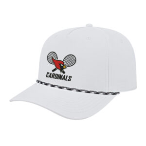 Maq Tennis ICON performance rope golf cap-White/White/Black