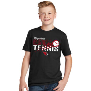 Maq Tennis Youth Premium Short Sleeve Tee-Black