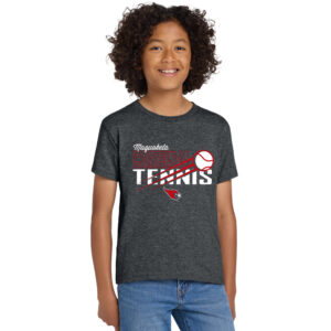 Maq Tennis Youth Short Sleeve Tee-Dark Heather