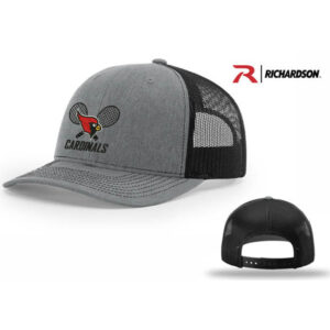 Maq Tennis Richardson Pro Crown Mesh Back Adjustable back cap Split-Heather Grey/Black