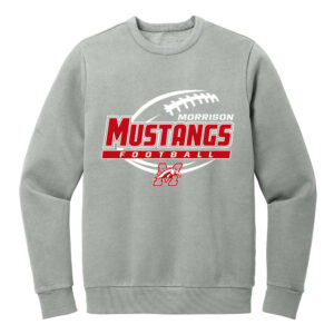Morrison FB Rah Rah District Wash Fleece Crew-Gusty Grey