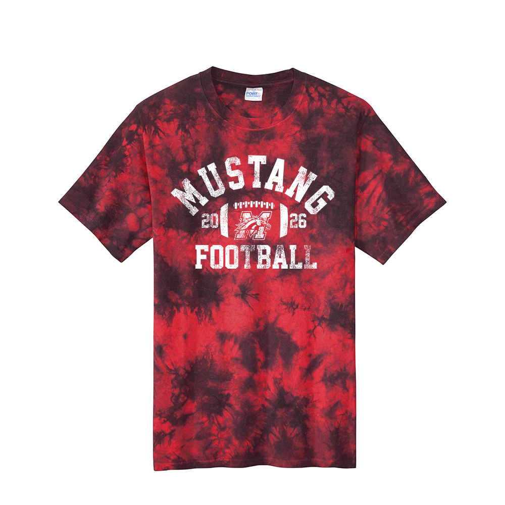 Morrison FB Unisex Crystal Tie Dye Tee-Black/Red