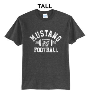 Morrison FB Tall Short Sleeve Tee-Dark Heather Grey