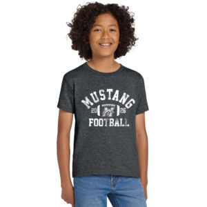 Morrison FB Youth Short Sleeve Tee-Dark Heather