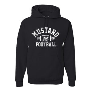 Morrison FB Unisex Fleece Hooded Sweatshirt-Black Heather