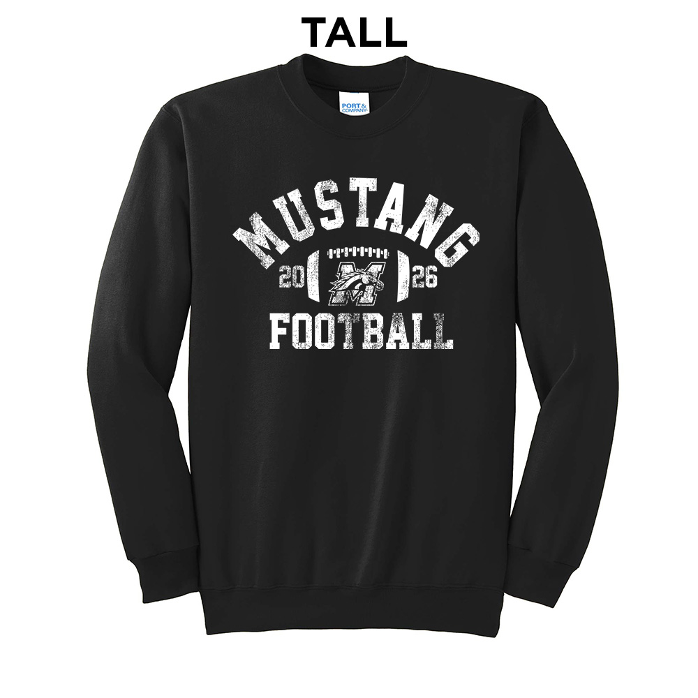 Morrison FB Tall Fleece Crewneck Sweatshirt-Black