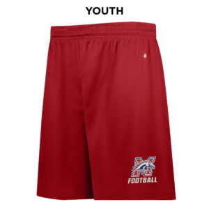 Morrison FB Badger B-Core YOUTH 6 Inch Short-Red