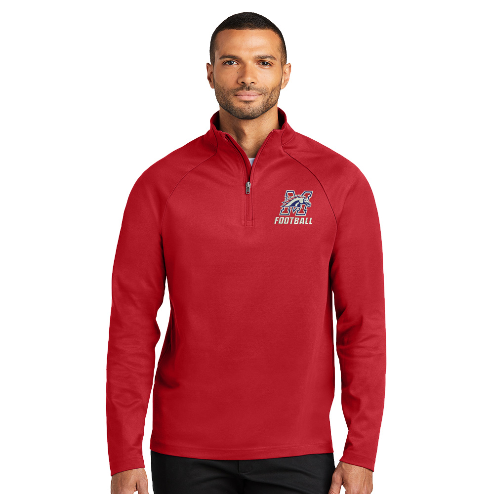 Morrison FB Port Authority C-FREE Cypress 1/4-Zip pullover Men-Rich Red