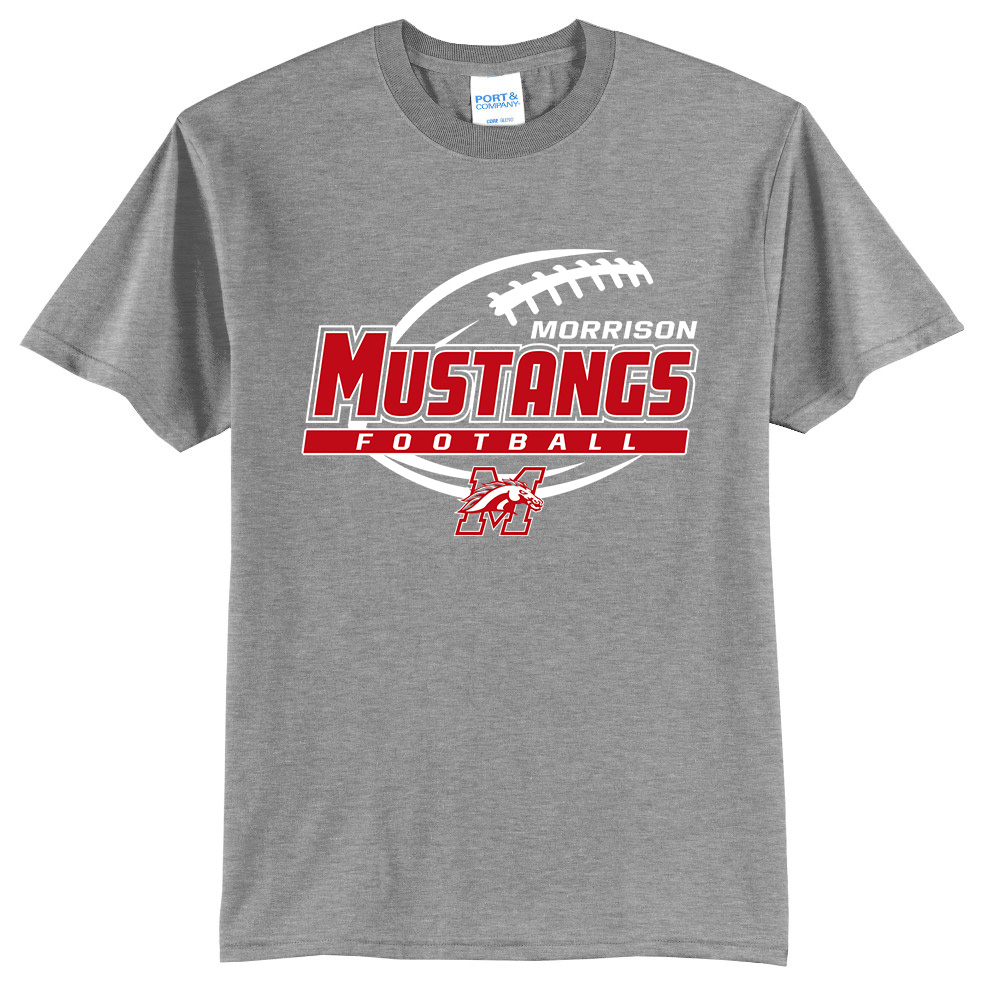 Morrison FB Unisex Short Sleeve Tee-Athletic Heather