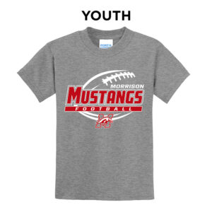Morrison FB Youth Short Sleeve Tee-Athletic Heather