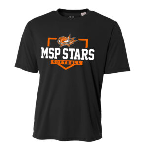 MSP Softball Adult Cooling Performance Tshirt -Black