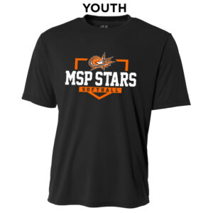 MSP Softball YOUTH Cooling Performance Tshirt-Black