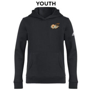 MSP Softball Adidas Youth Fleece Hooded Sweatshirt- Black (YS)