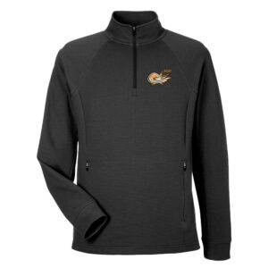 MSP Softball North End Men’s Rhythm Waffle Quarter-Zip Pullover-Black
