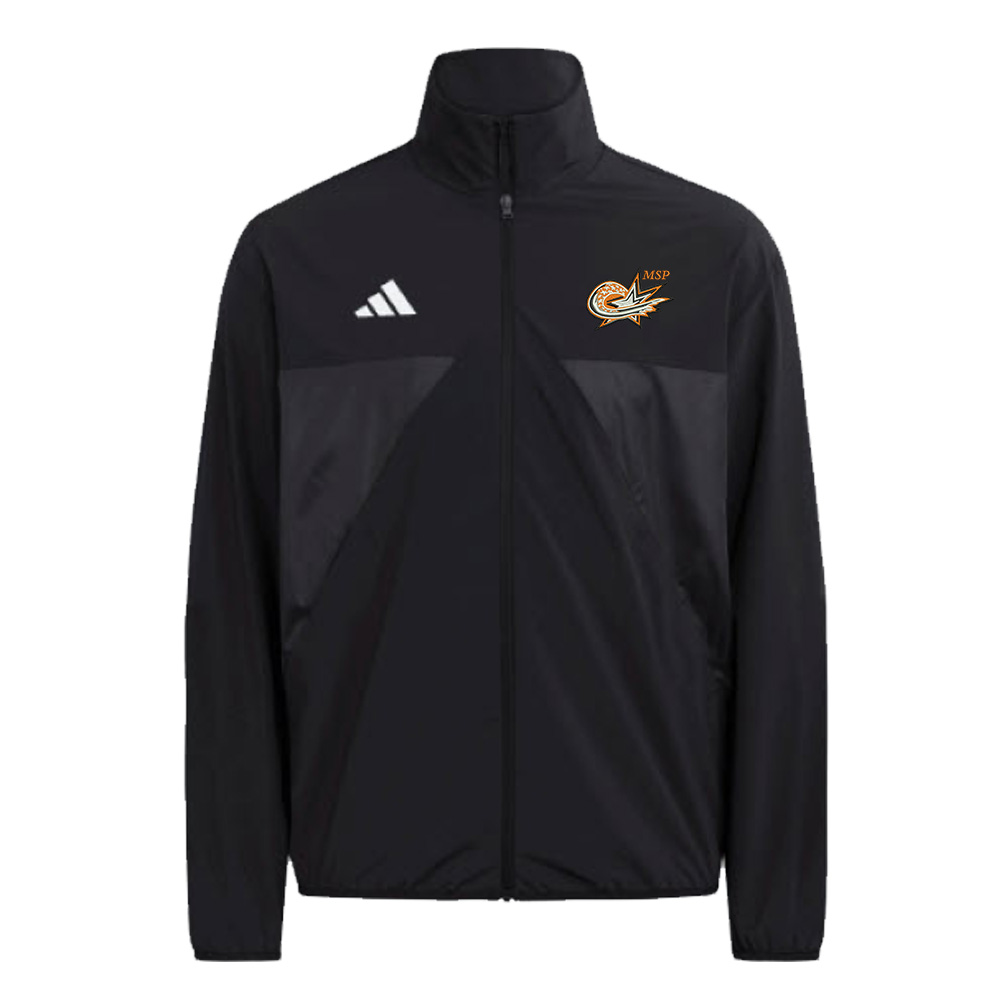 MSP Softball Adidas House of TIRO Woven full zip top- black