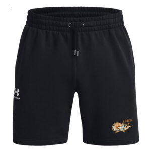 MSP Softball Under Armour UA ICON 7.5″ Fleece Shorts-Black