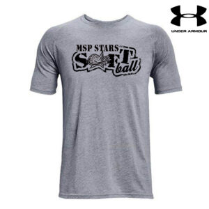 MSP Softball Under Armour Athletics soft cotton blend T-shirt-Steel Grey (medium is out of stock)