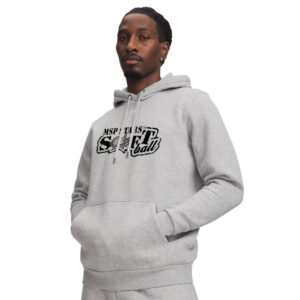 MSP Softball Under Armour Men’s Team Icon Fleece Hoodie-Mod Grey