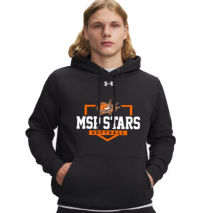 MSP Softball Under Armour Men’s Team Icon Fleece Hoodie-Black