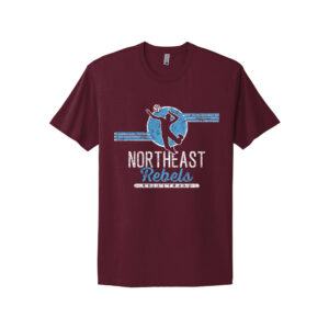 NE Volleyball Unisex Next Level Premium Fitted Short Sleeve – Maroon