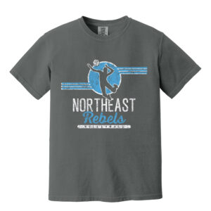 NE Volleyball Comfort Colors Unisex Pigment Dyed Short Sleeve Shirt – Pepper