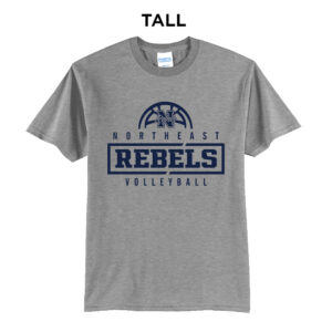 NE Volleyball  Tall Short Sleeve T Shirts – Athletic Heather
