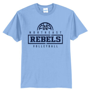 NE Volleyball Unisex Short Sleeve Tee – LtBlue
